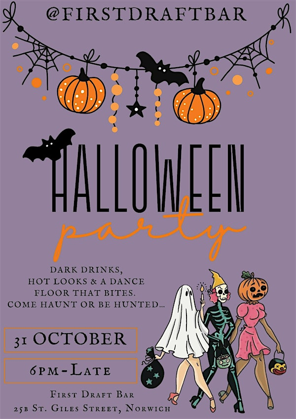 First Draft Fright Night | 25B St Giles St