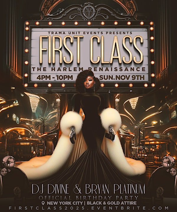 FIRST CLASS 2025 "THE HARLEM RENAISSANCE" | NEW YORK CITY