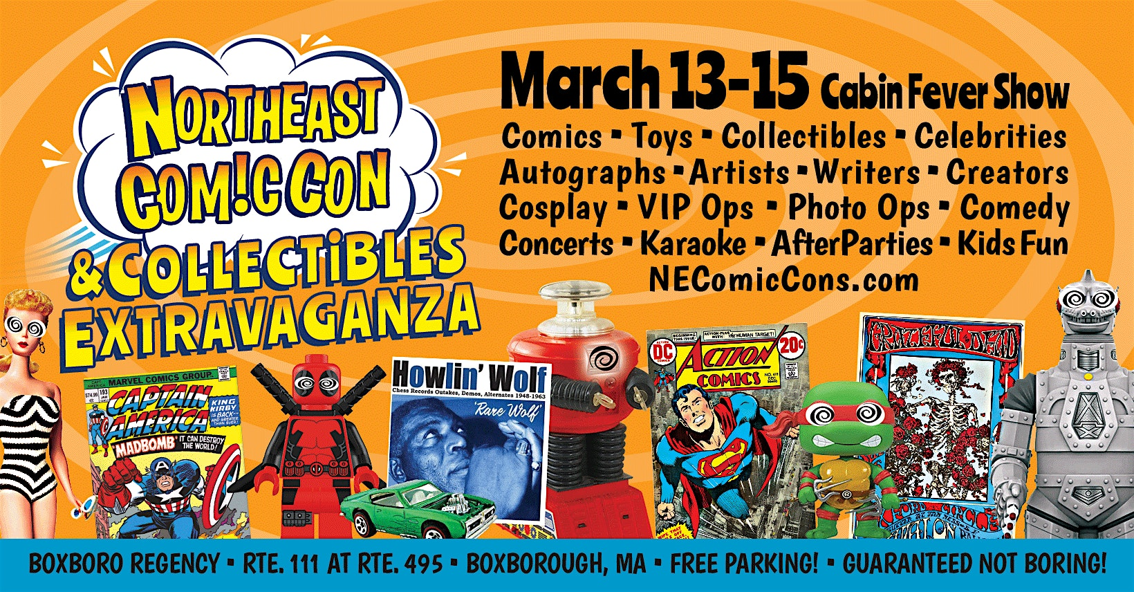 NorthEast ComicCon & Collectibles Extravaganza - March 13-15, 2026 | Boxboro Regency