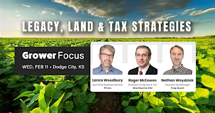 Grower Focus: Lance Woodbury & Roger McEowen | United Wireless Arena & Boot Hill Casino & Resort Conference Center