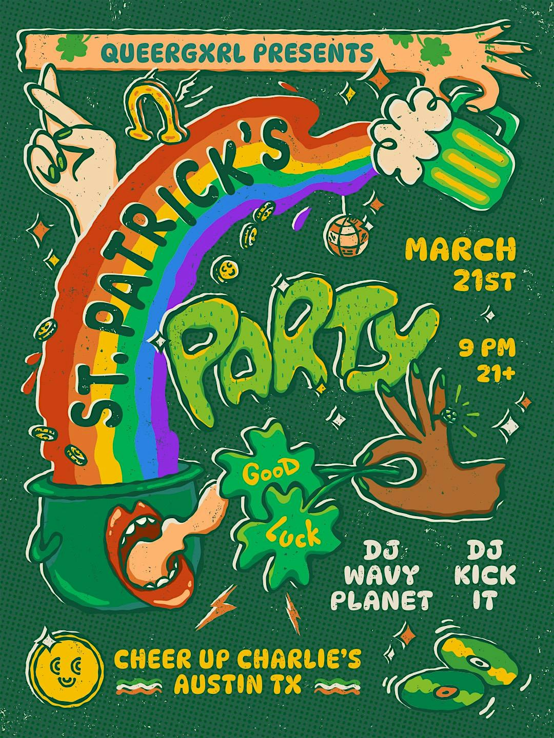 QueerGxrl: St Patrick’s Party | Cheer Up Charlies