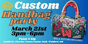 Custom Handbag Party | Paint N Sip