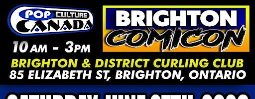 Brighton ComiCon : June 27th 2026  :  Comic Con | Brighton & District Curling Club