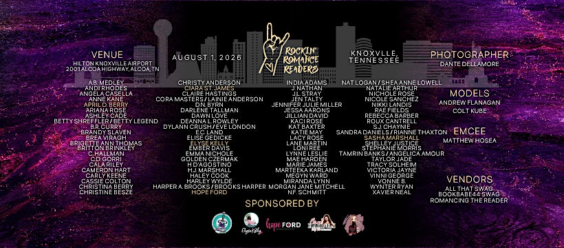 Rockin' Romance Readers Author Event 2026 | Hilton Knoxville Airport