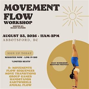 Movement Flow Workshop | Abbotsford Dance Center