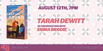 Tarah DeWitt Brooklyn Event for Lost and Found | The Ripped Bodice