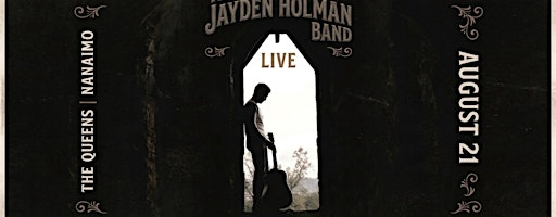 Jayden Holman Band Live At The Queens August 21st | The Queen's
