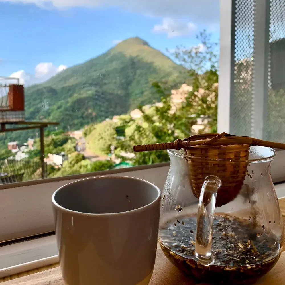 【台灣九份 野事草店】品茶感受山靈之氣 |觀賞落日|洗滌心靈之旅