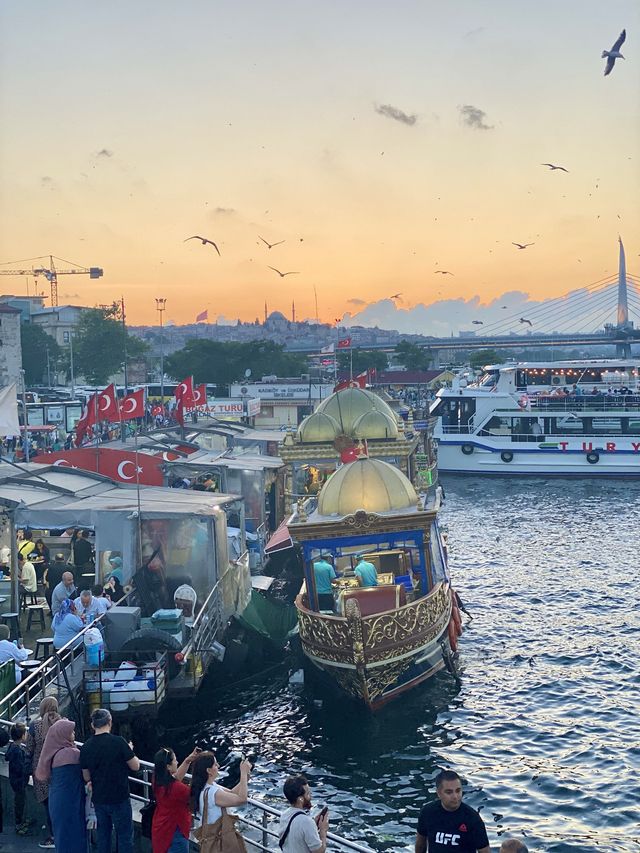 그림같은 풍경을 감상할 수 있는 갈라타 다리🌉