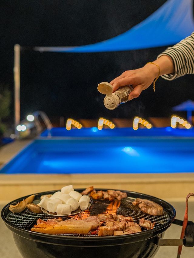 은은한 밤 하늘 감성숙소, 무주 더스위트 글램핑🏕
