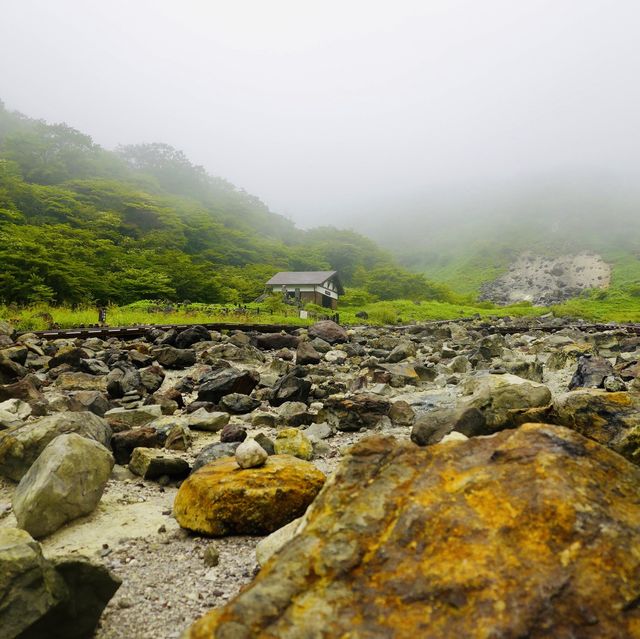 栃木県那須高原　殺生石
