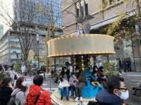 東京・丸の内。『Marunouchi Street Park 2022 Winter』