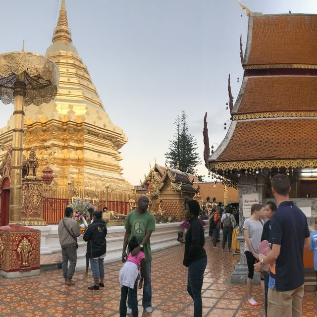 Grand and Holy temple at Doi Suthep 