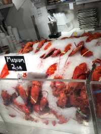 Amazing lobster lunch