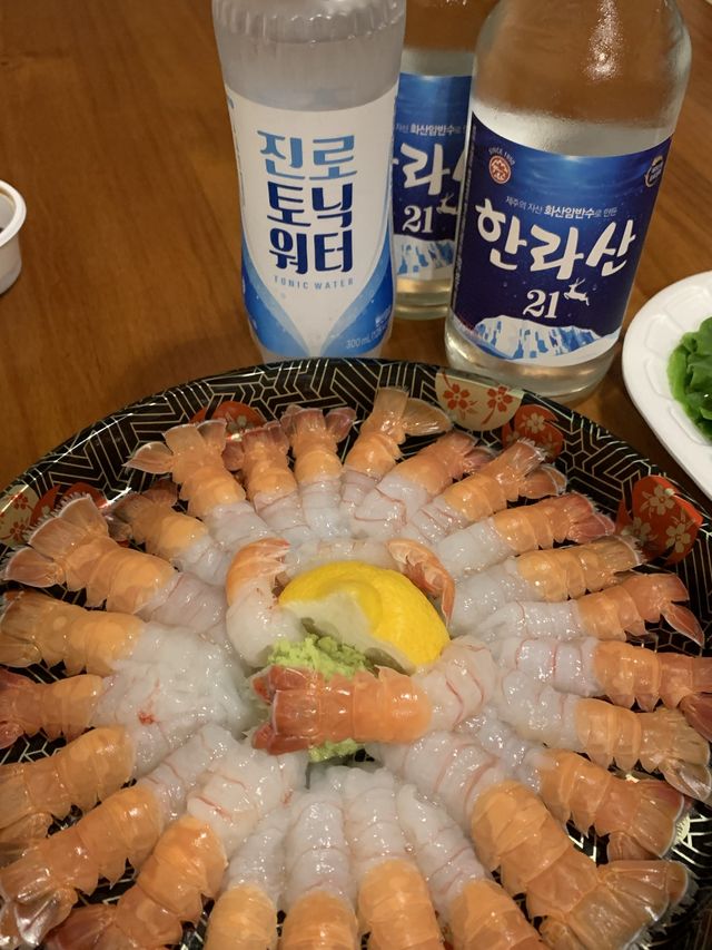 신선한 딱새우회, 인손
