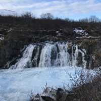 chasing waterfalls in Iceland