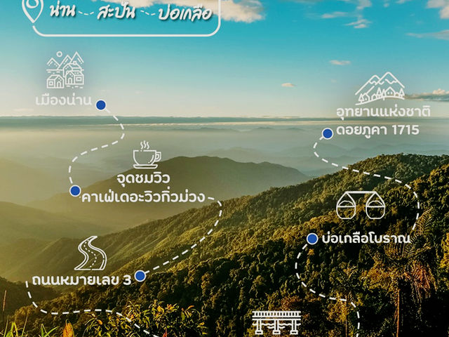 เที่ยวน่านตามเส้นทางถนนลอยฟ้า