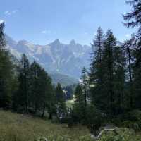 Hiking on the Alps - Malga Ces