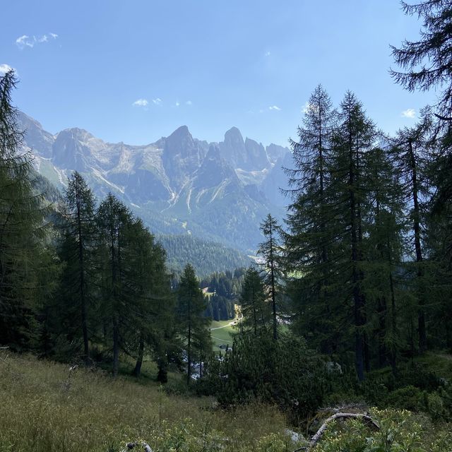 Hiking on the Alps - Malga Ces