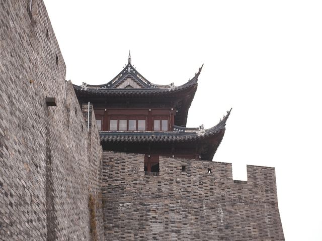 The temple on top of the pingmen gate⛩