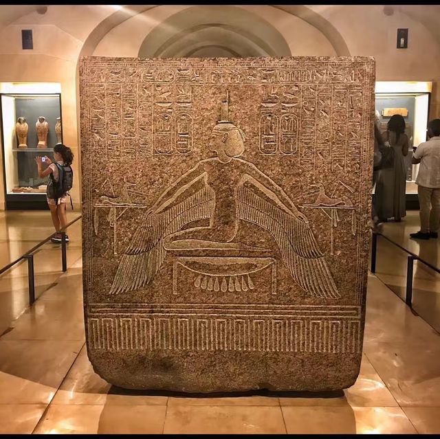 Egyptian collection at Louvre Museum 