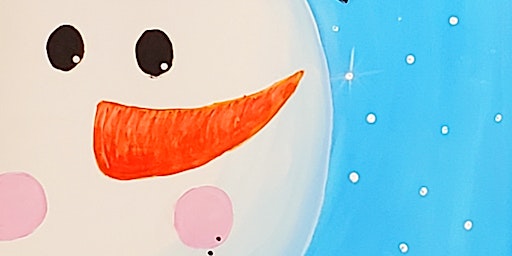 Snowman Canvas Class! | Poppin' Bottles n' Brushes