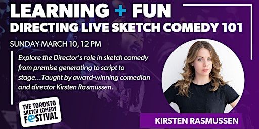 Directing Live Sketch Comedy 101 | The Theatre Centre - Franco Boni Theatre