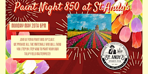 Paint Night 850 at St. Andy's | St Andy's Sports Pub
