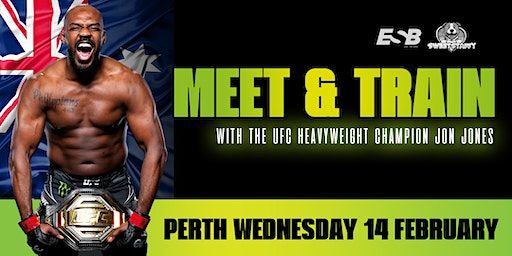 UFC heavyweight champion Jon 'Bones' Jones - Perth (14 February) | Perth