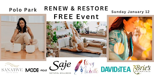 Renew & Restore | FREE Flexy Fit Class + Double Sound Bath at Polo Park | CF Polo Park