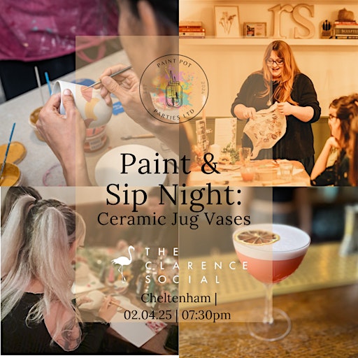 Paint & Sip Night: Ceramic Jug Vases | The Clarence Social
