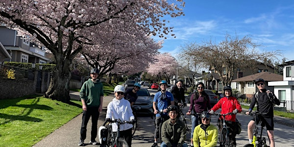 Social bike ride in Burnaby & Vancouver | CVG at Gilmore Ave