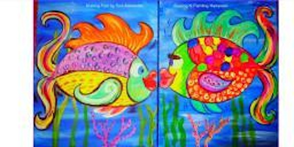 Kissing Fish  Friday,  July 11th 10:00am $30 | Sipping N' Painting Hampden