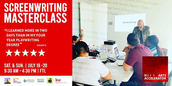 Screenwriting Masterclass | Make it Visual Creative Studio
