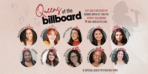Queens of the Billboard | 986 Ouellette Ave
