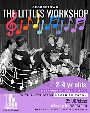 Little Workshop: Group Music Exploration for 2-4 year olds! | Seattle Drum School of Music - Georgetown