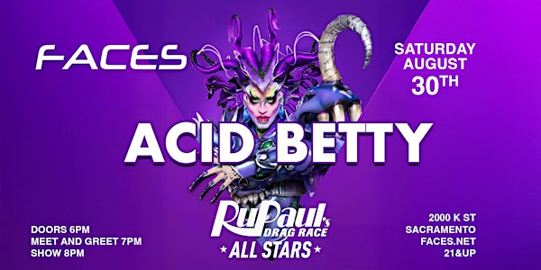 Acid Betty Live at Faces Nightclub | Faces Nightclub
