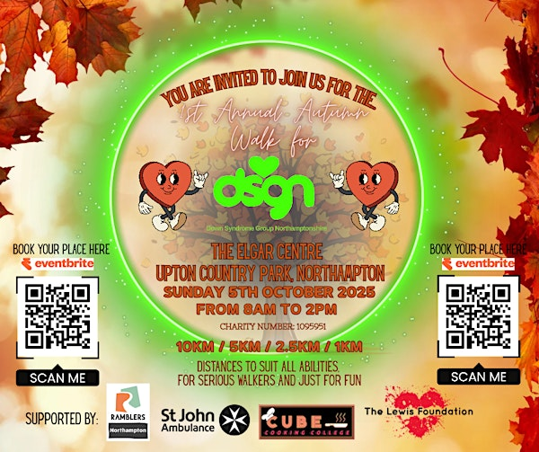 Annual Autumn Walk for DSGN | Upton Country Park