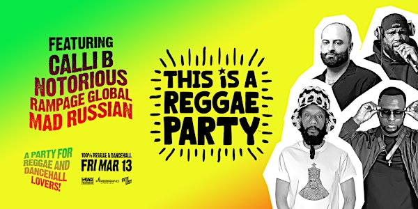 This is a REGGAE Party - NYC March | Aura Cocina