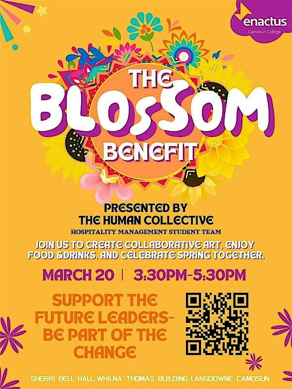 The Blossom Benefit | Camosun College Lansdowne Campus