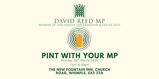 Pint With Your MP | New Fountain Inn