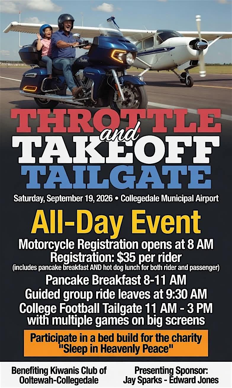 Throttle & Takeoff Tailgate | Collegedale Airport