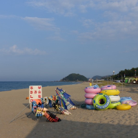강원도 삼척 한적한 하맹방해수욕장