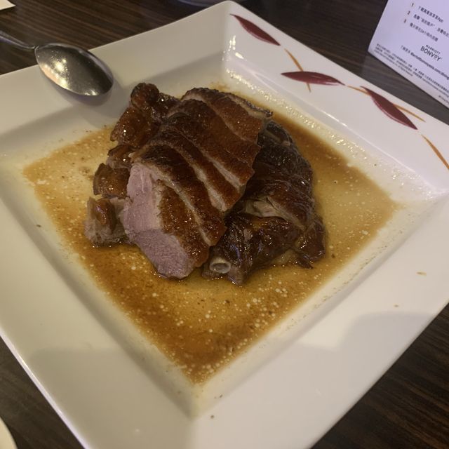 萬豪中菜廳的晚餐