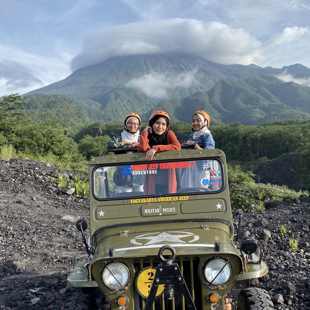 Mount Merapi the gorgeous nature