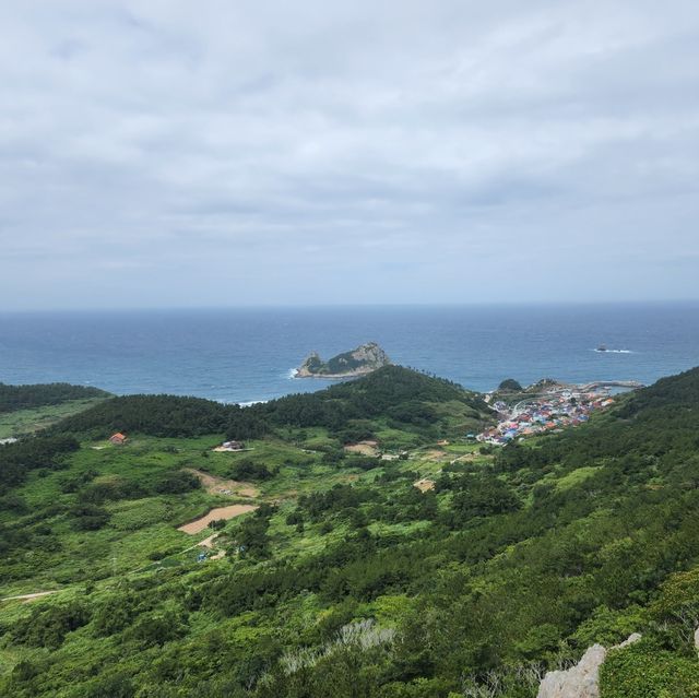 ⛰️ 바다와 하추자도 마을 전경을 바라보는, 돈대산 전망대