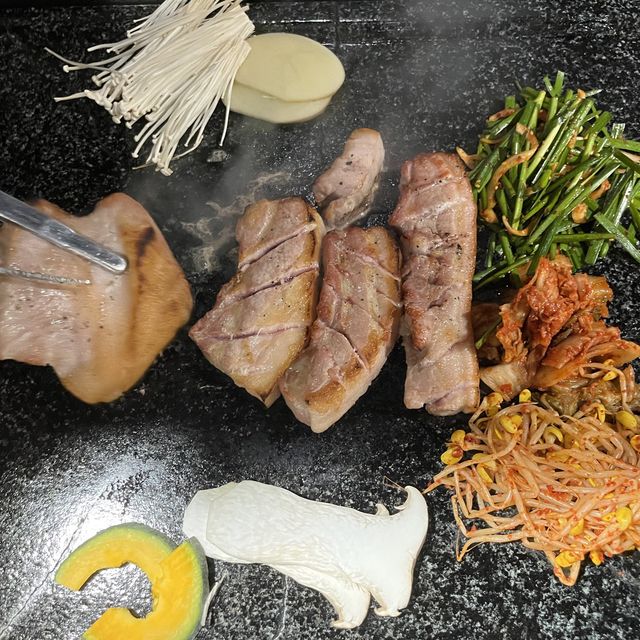 인덕원 화통삼 : 불쇼🔥 삼겹살맛집