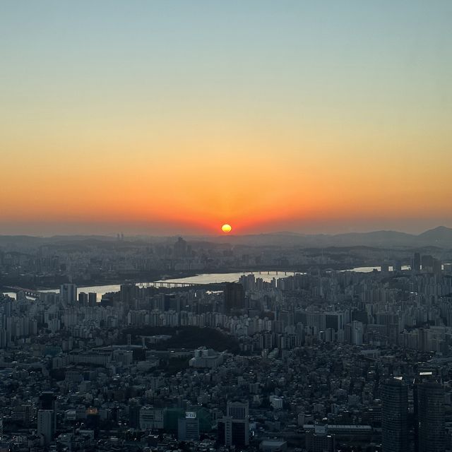 남산타워에서 바라보는 서울 최고