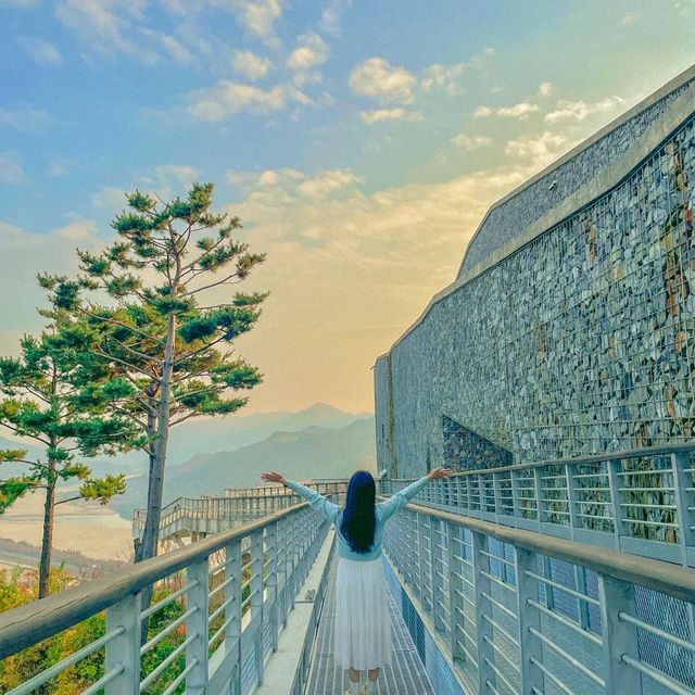 하동 풍경을 한눈에 볼 수 있는 스카이워크 전망대🏞️