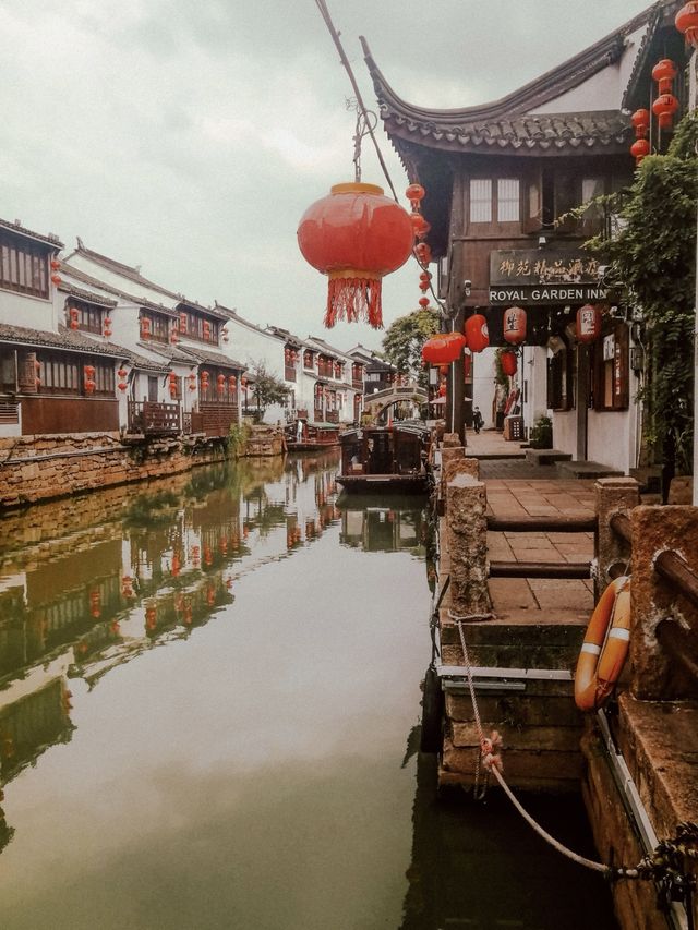 Picturesque Canal Street in Suzhou 🛶